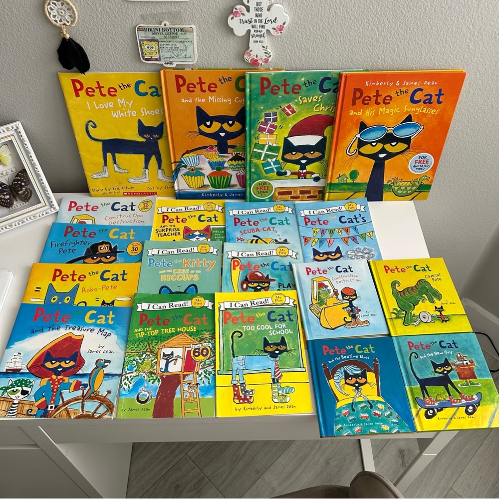 19 Pete the Cat Children's Book Collection